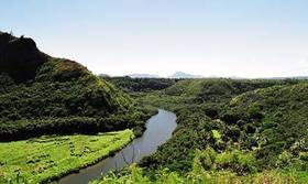 カウアイ最大の母なる河川ワイルア