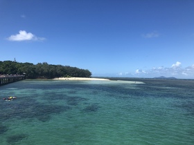 海が綺麗でした！